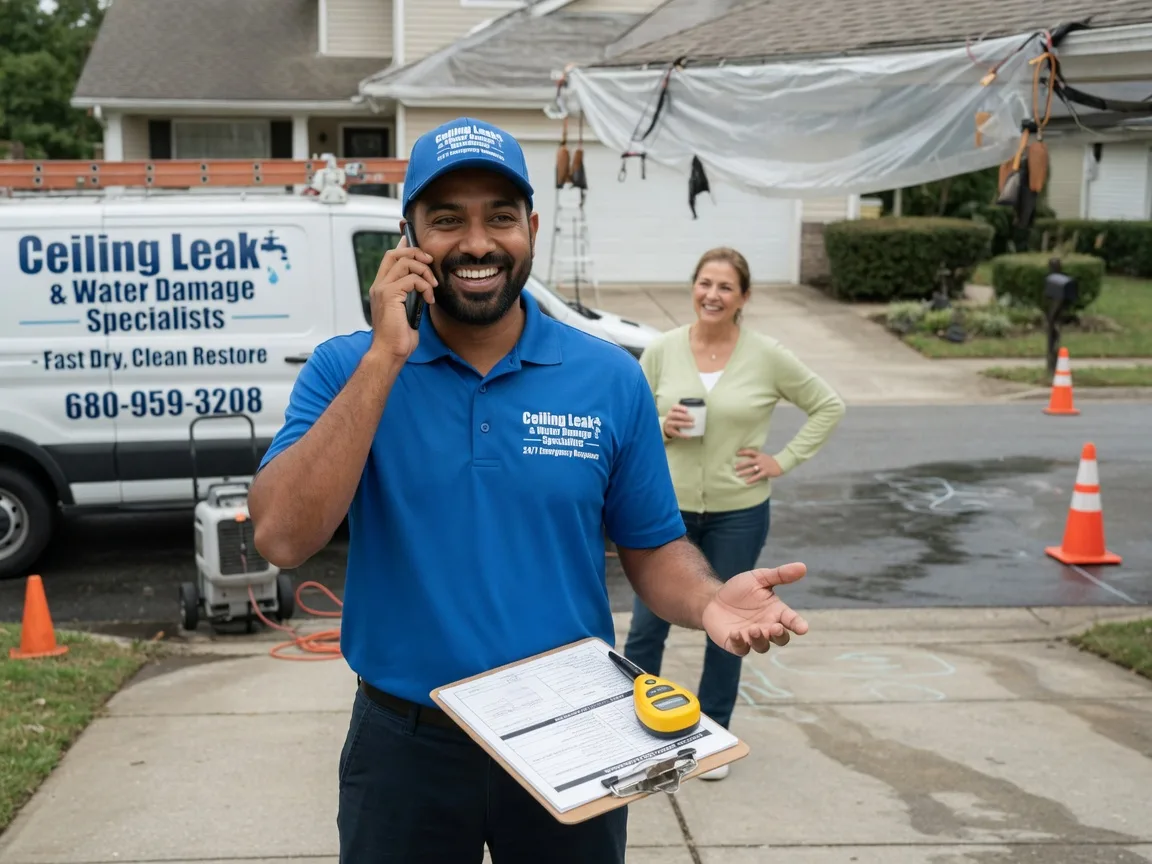 Ceiling Leak Cleanup Stockland, IL FAQs